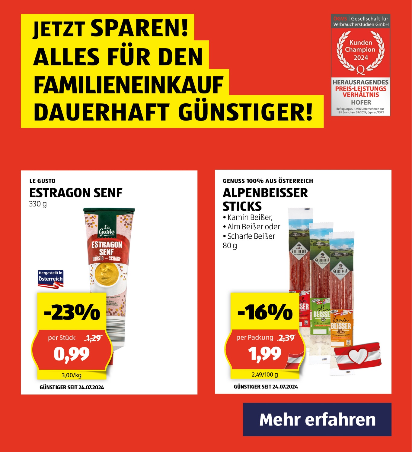 Dauerhaft Günstiger PV42