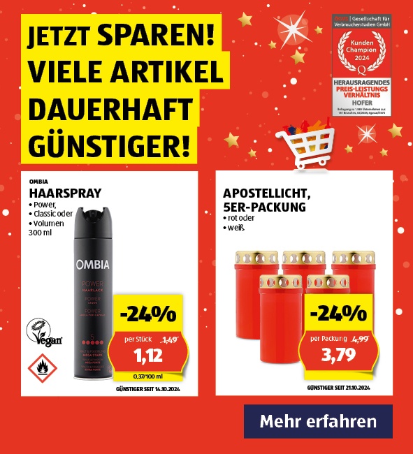 Dauerhaft Günstiger PV42
