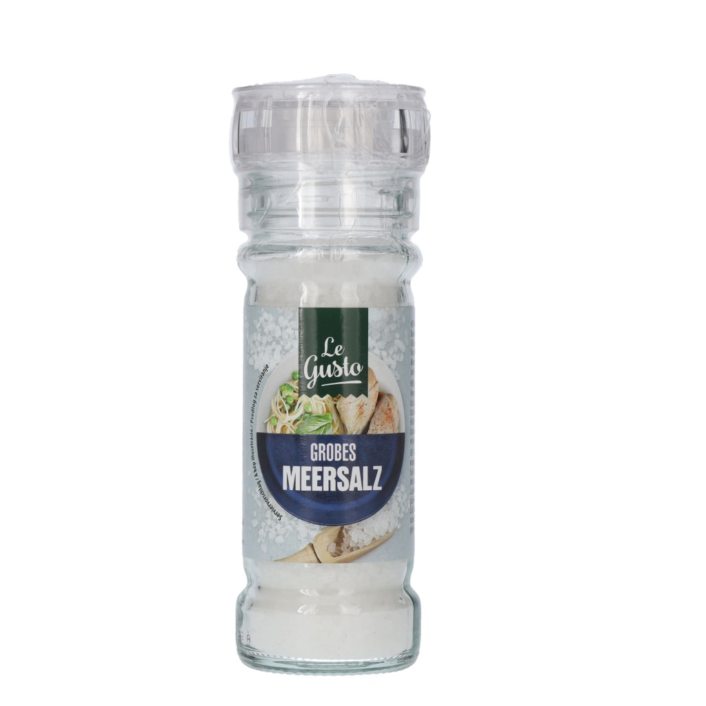 LE GUSTO Gewürzmühle, Meersalz