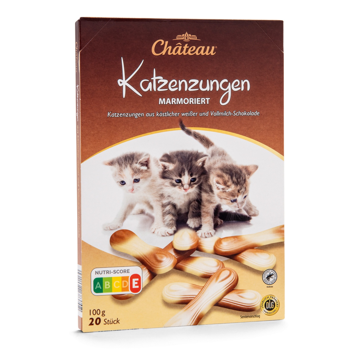 CHOCEUR Katzenzungen, Marmoriert