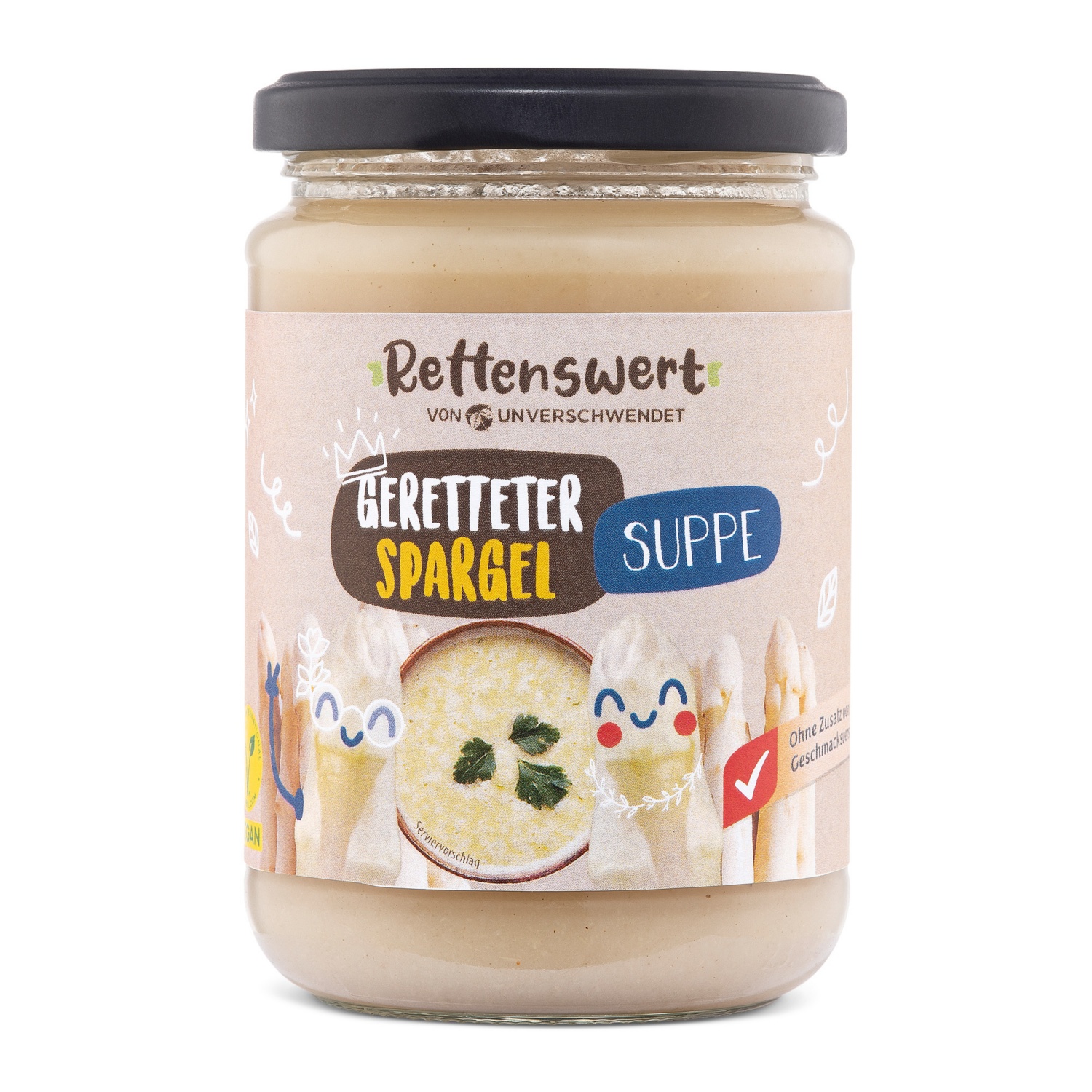 RETTENSWERT Suppe im Glas, Spargel