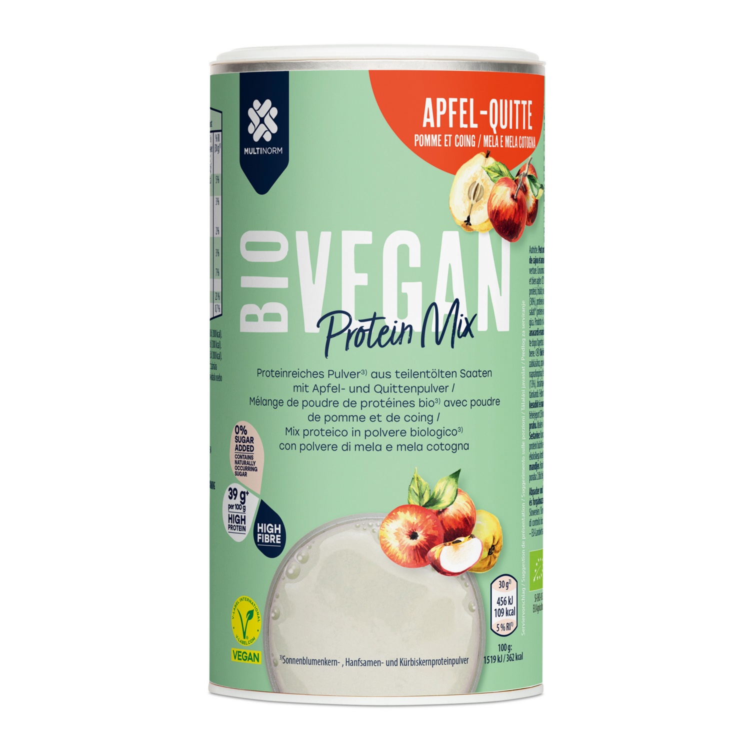MULTINORM BIO-Protein Mix, Apfel-Quitte
