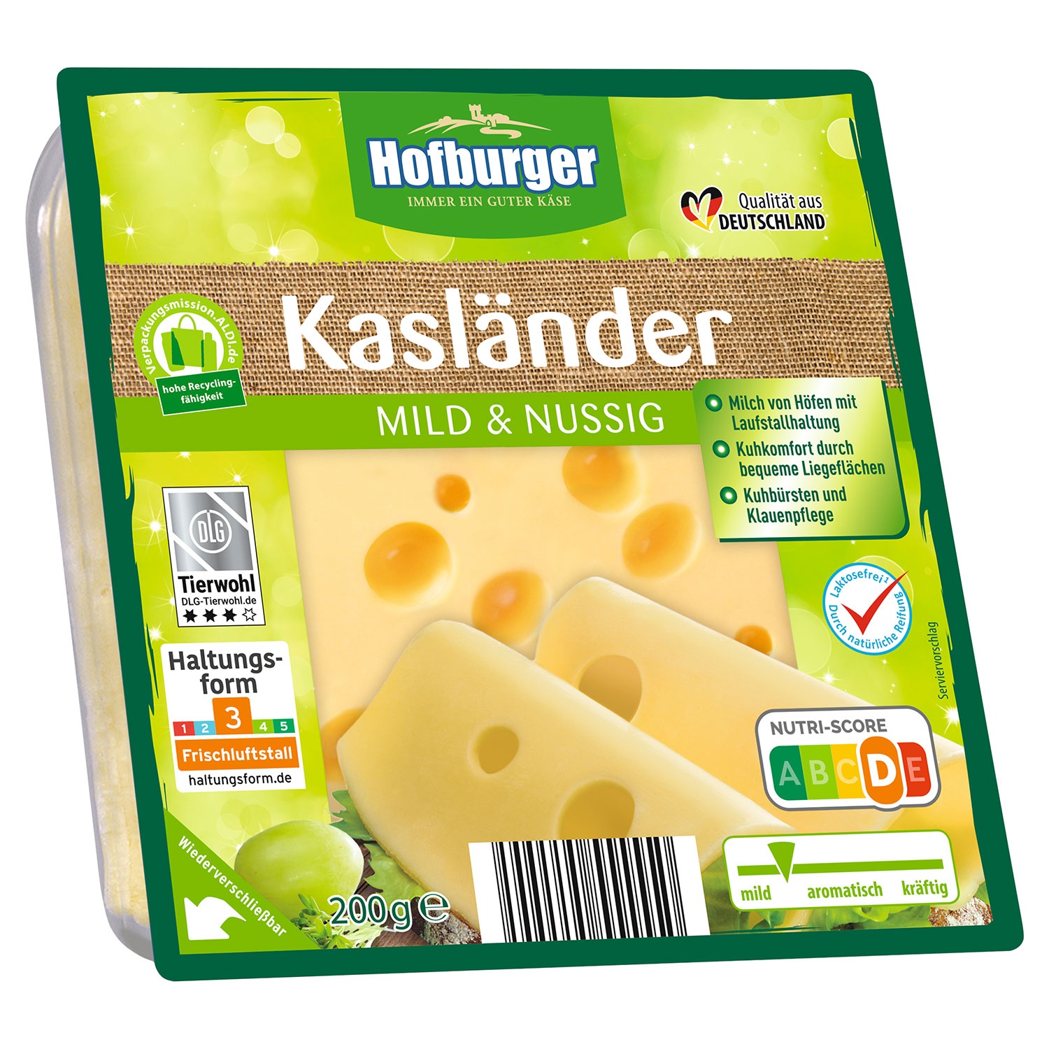 HOFBURGER Kasländer, Mild 200 g