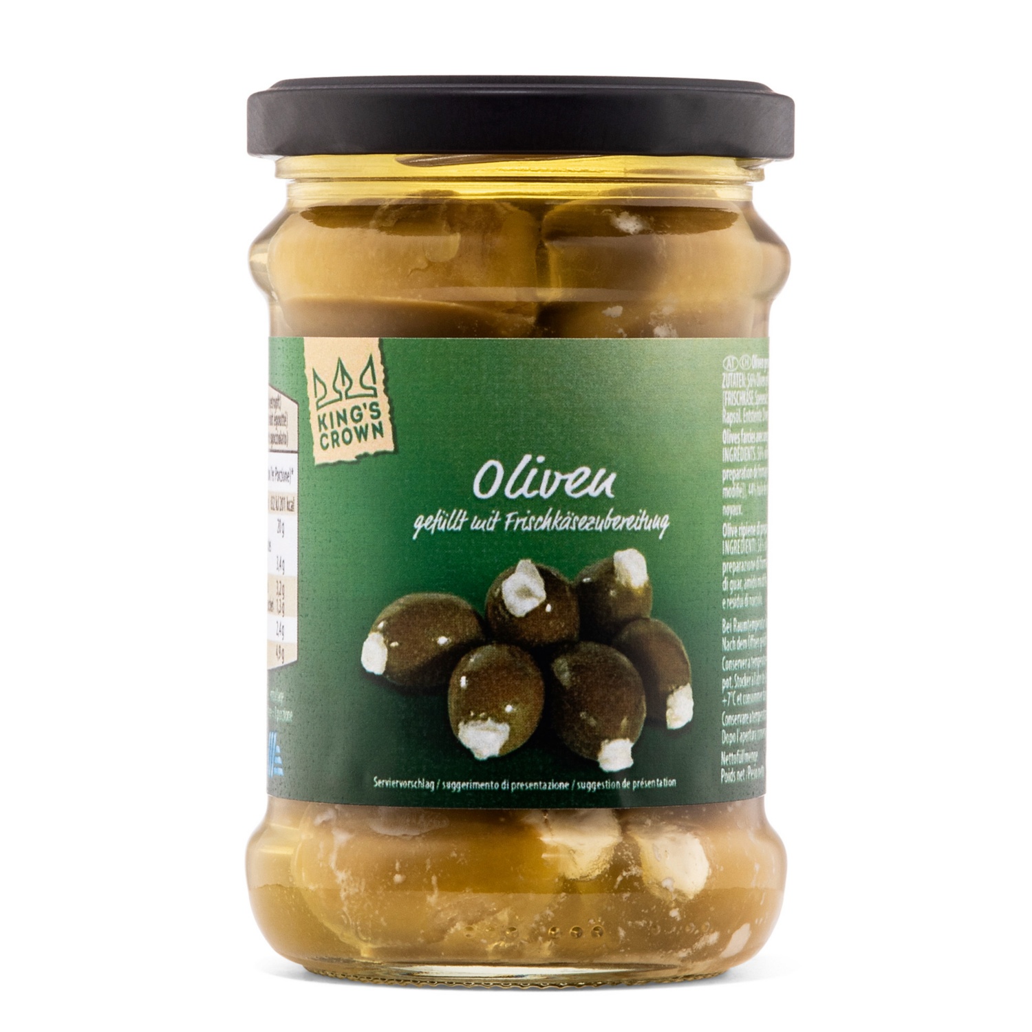 KING&amp;#39;S CROWN Antipasti mit Frischkäse, Oliven gefüllt | HOFER