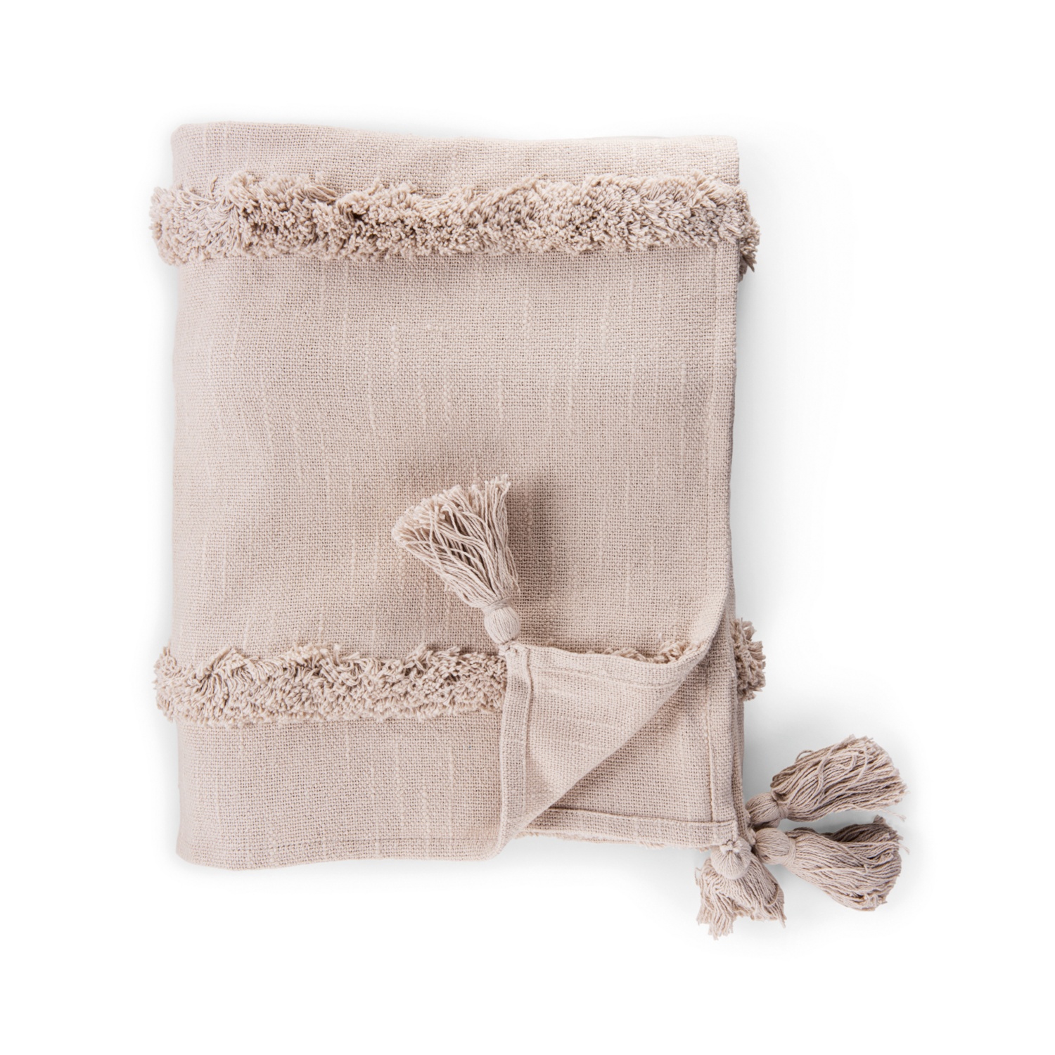 HOME CREATION Decke Boho, Beige HOFER