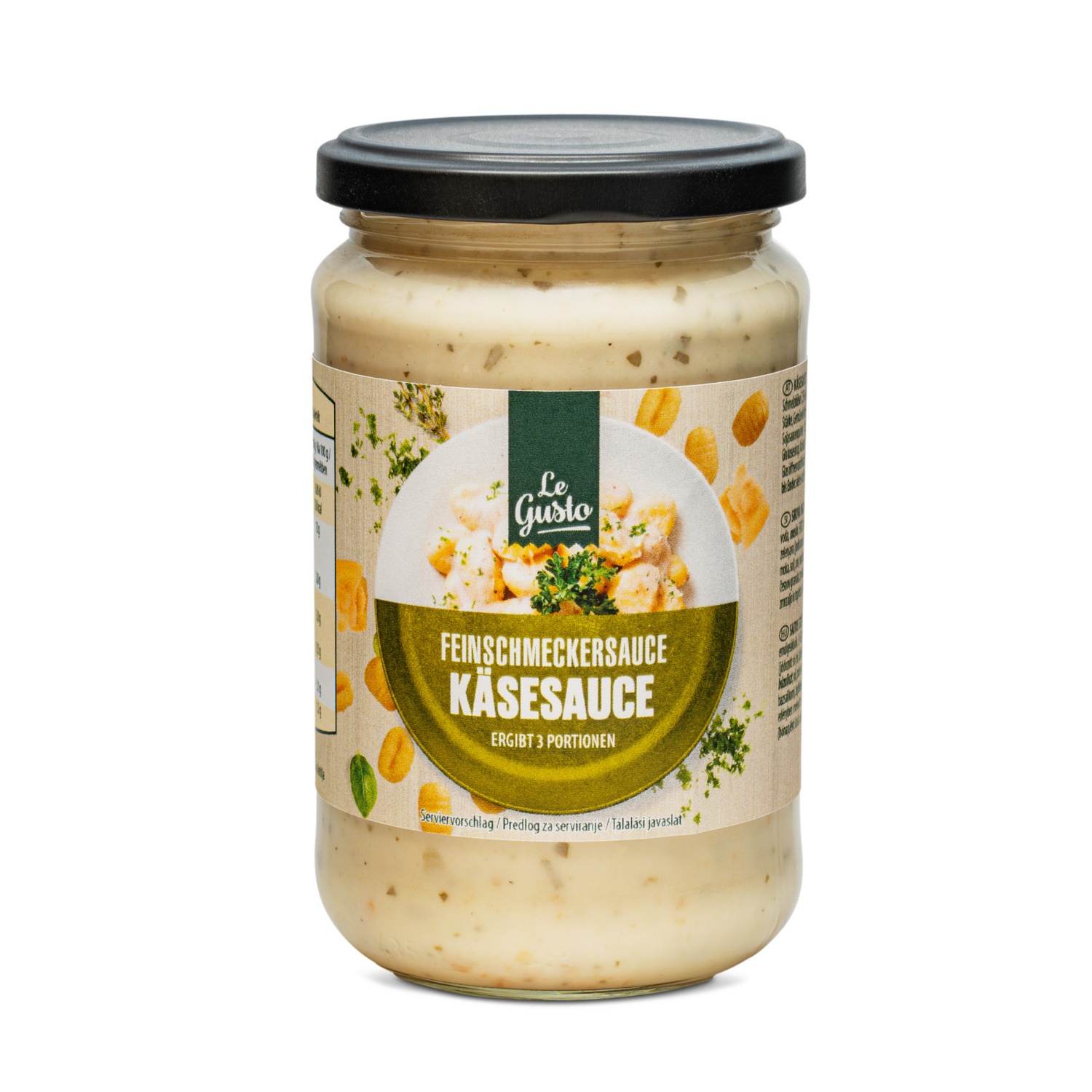 LE GUSTO Feinschmeckersauce im Glas, Käsesauce