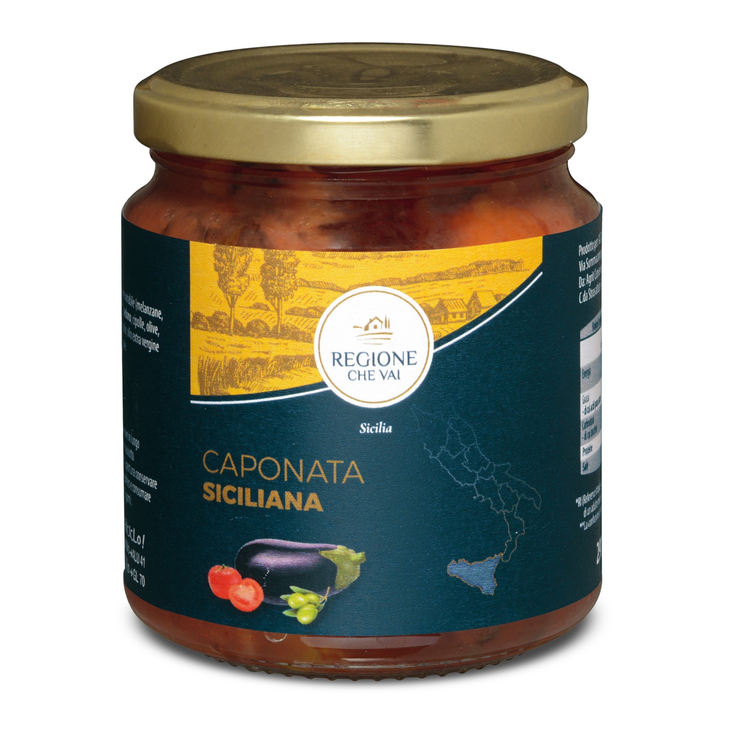 REGIONE CHE VAI Auberginen-Caponata