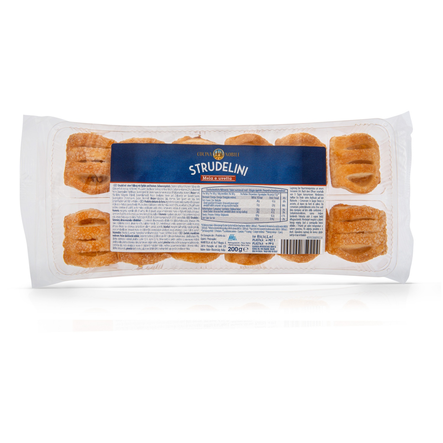 CUCINA NOBILE Strudelini, Apfel-Rosin