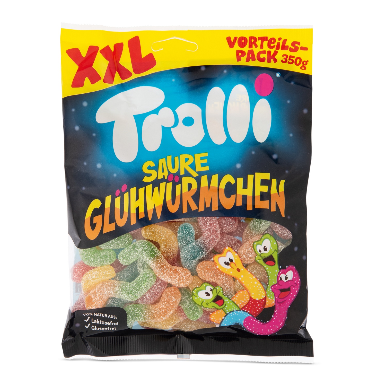 TROLLI Fruchtgummi Mix, Glühwürmchen