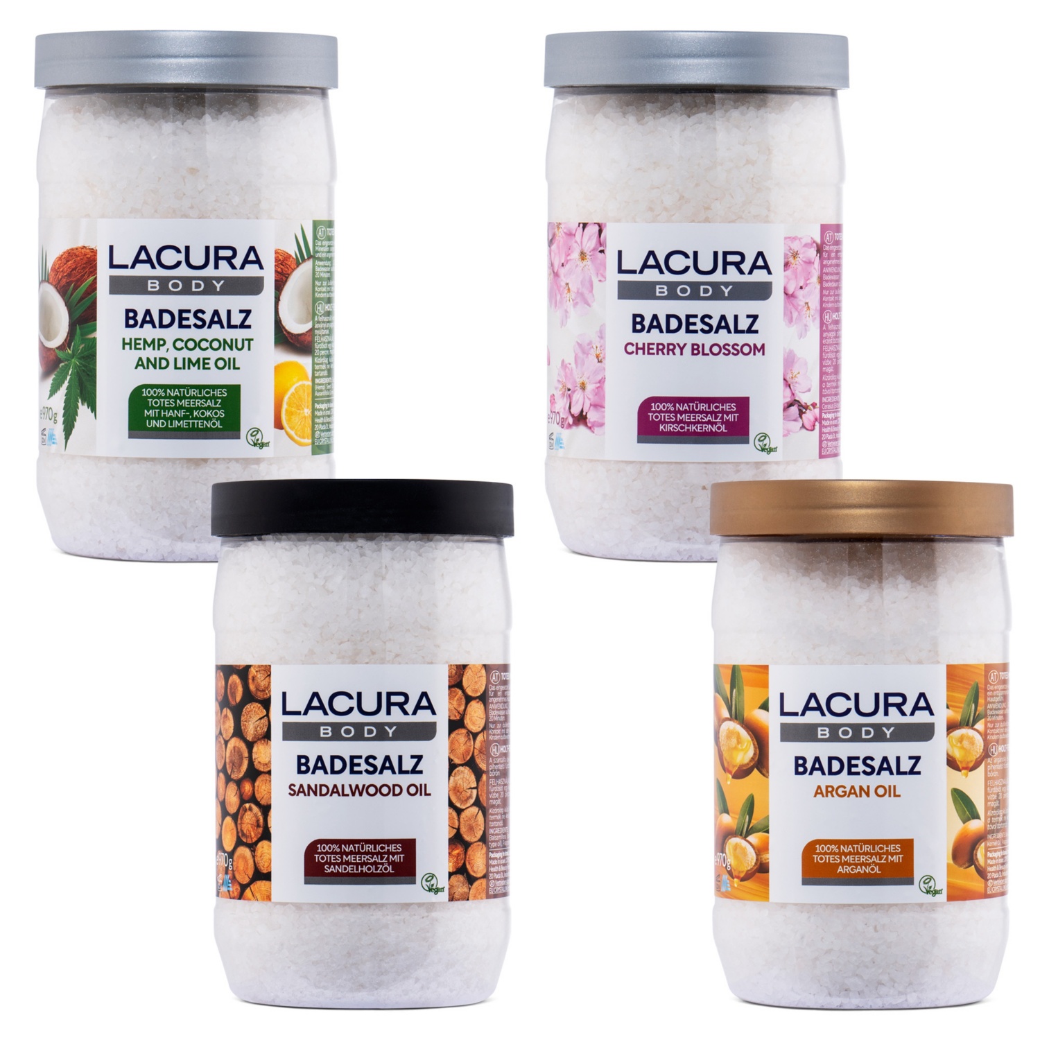 LACURA Totes Meer Badesalz