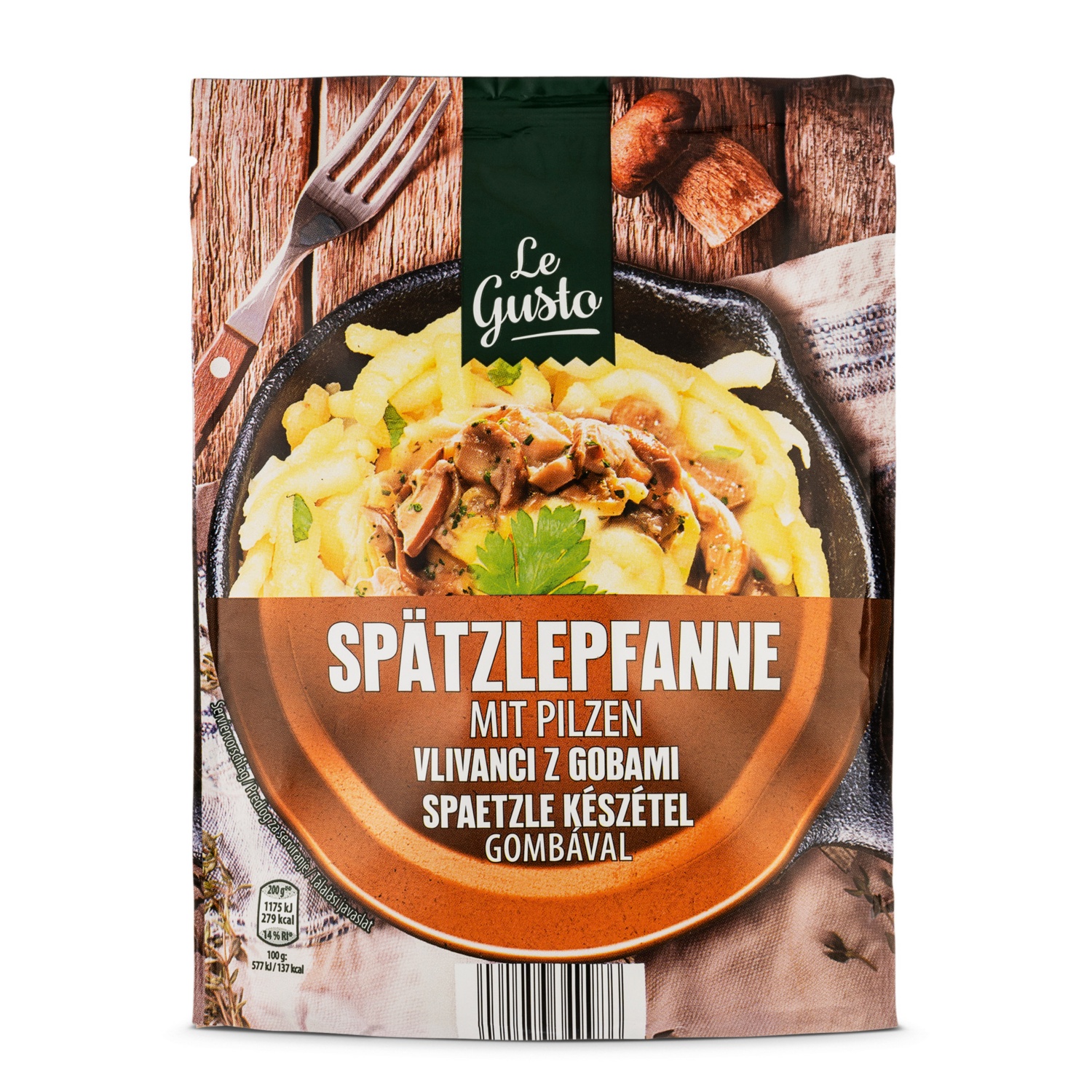 LE GUSTO Spätzle Fertiggericht, Pilz