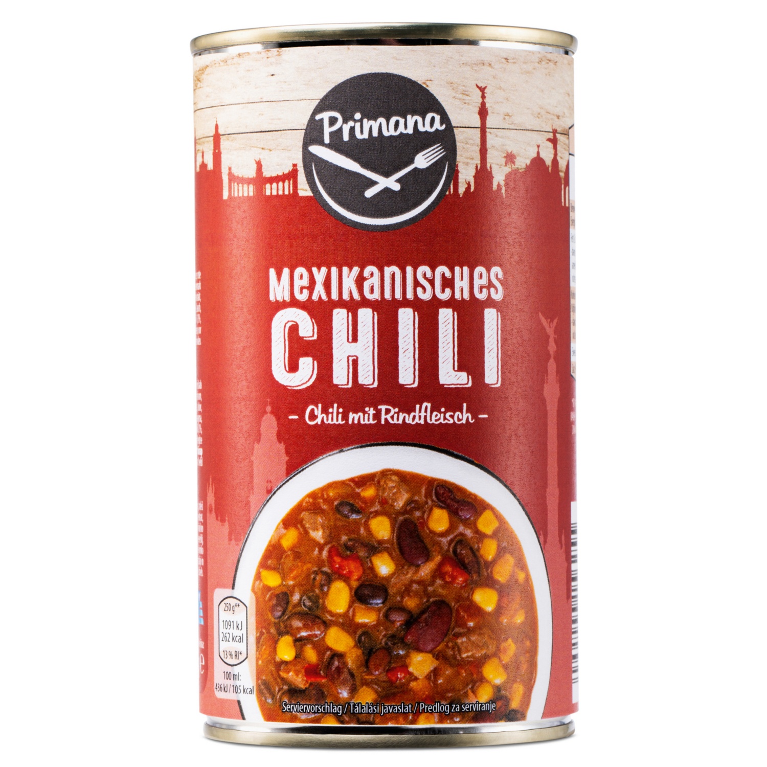 PRIMANA So isst die Welt-Dose, Chili con Carne