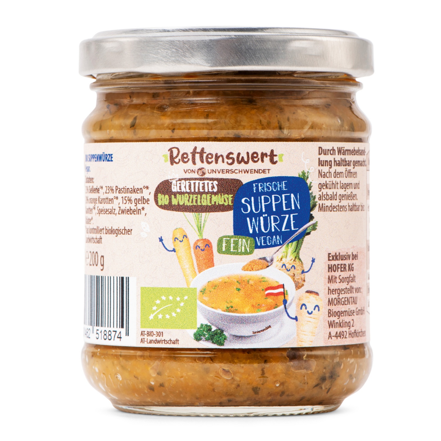 RETTENSWERT BIO-Suppenwürze, Fein