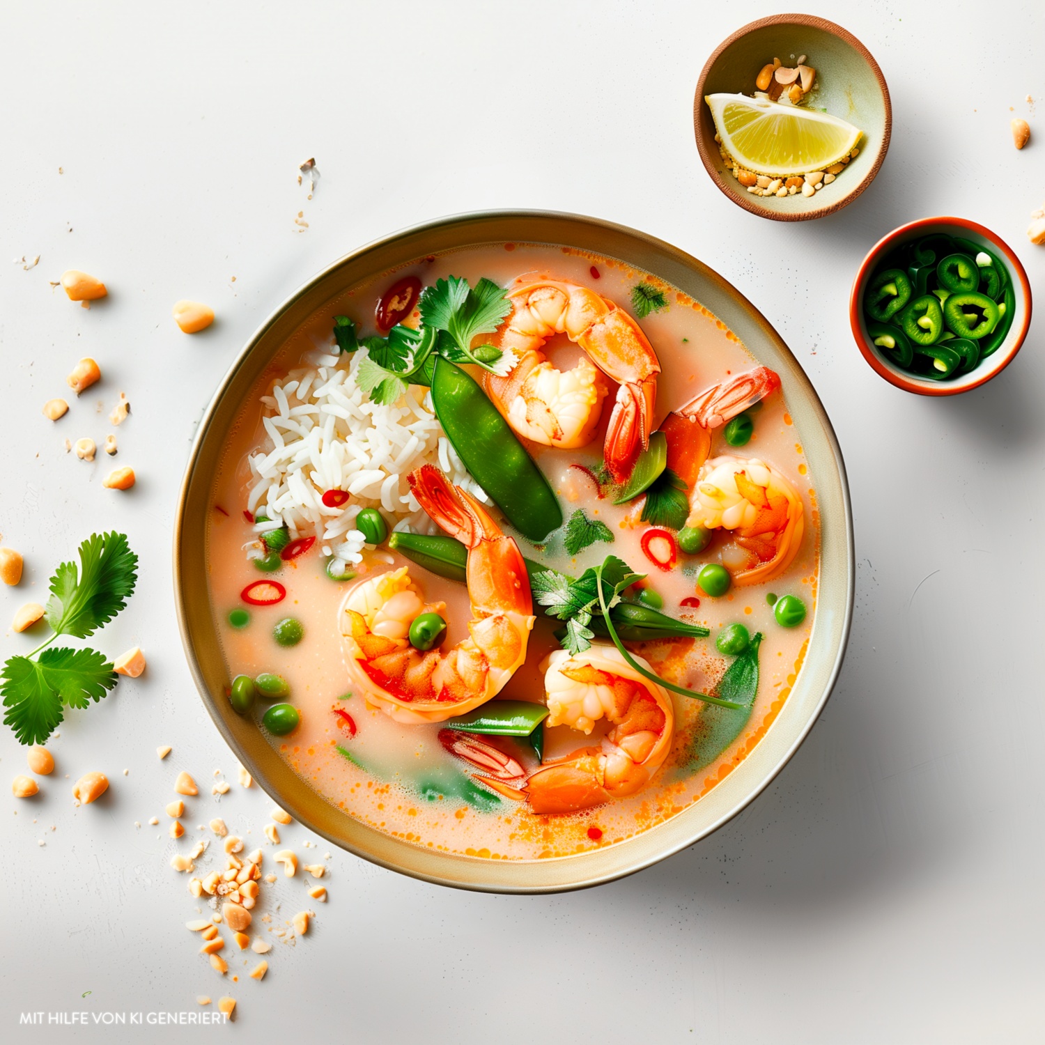 Thai-Kokos-Reissuppe mit Garnelen | ALDI Rezeptwelt