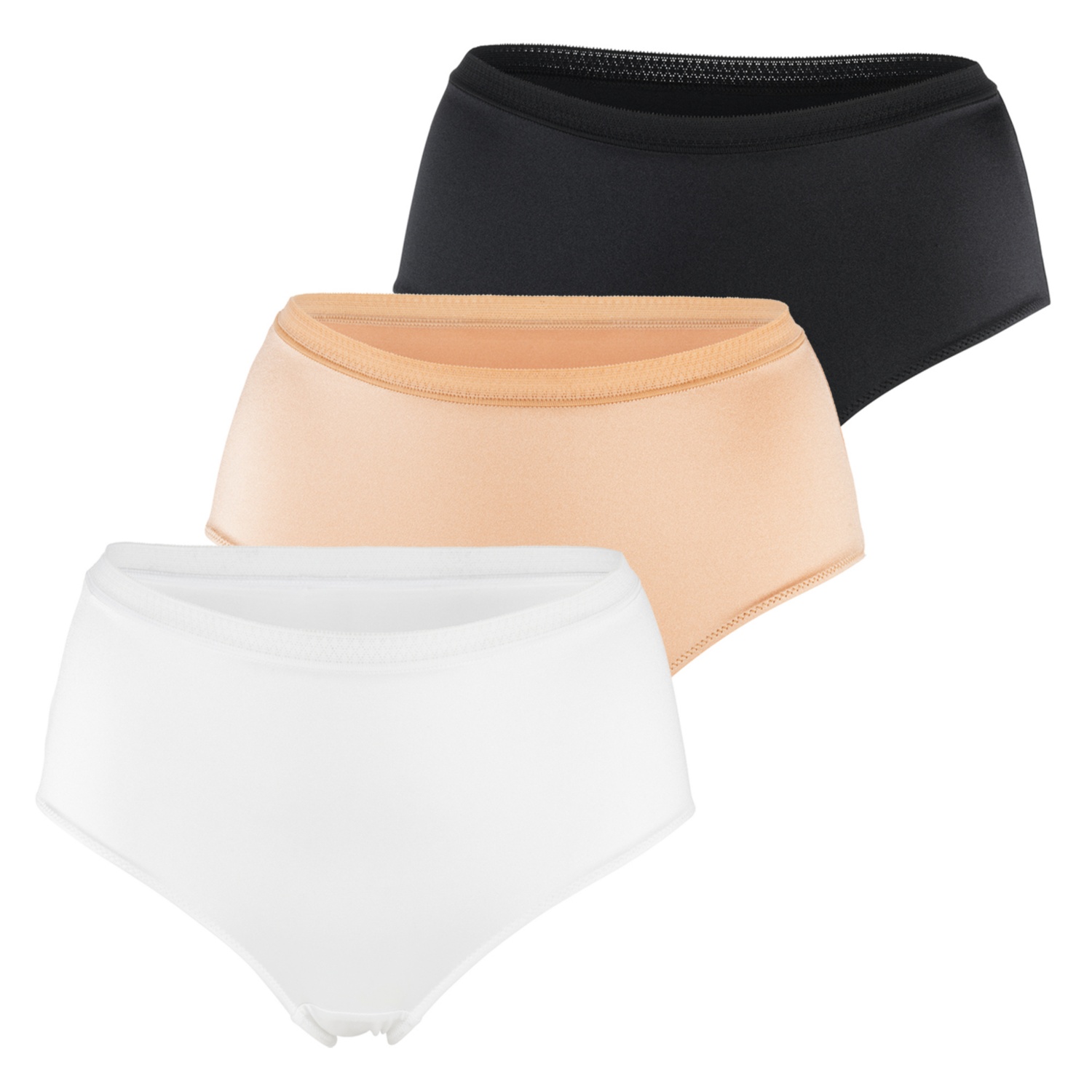 UP 2 FASHION WOMEN Damen-Slips, Doppelpkg., Hüft