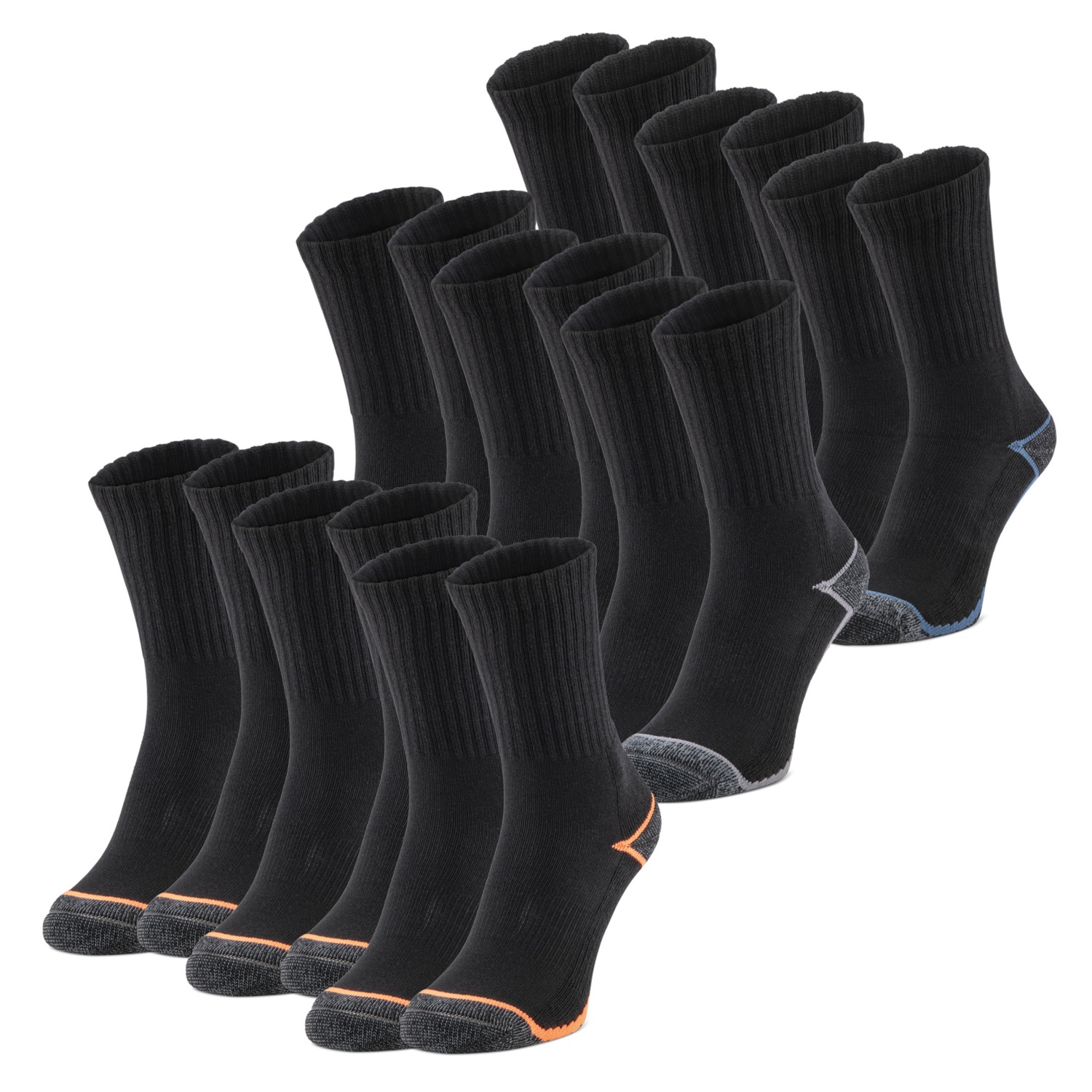 KINGCRAFT Damen-/Herrenarbeitssocken 3er-Pkg.