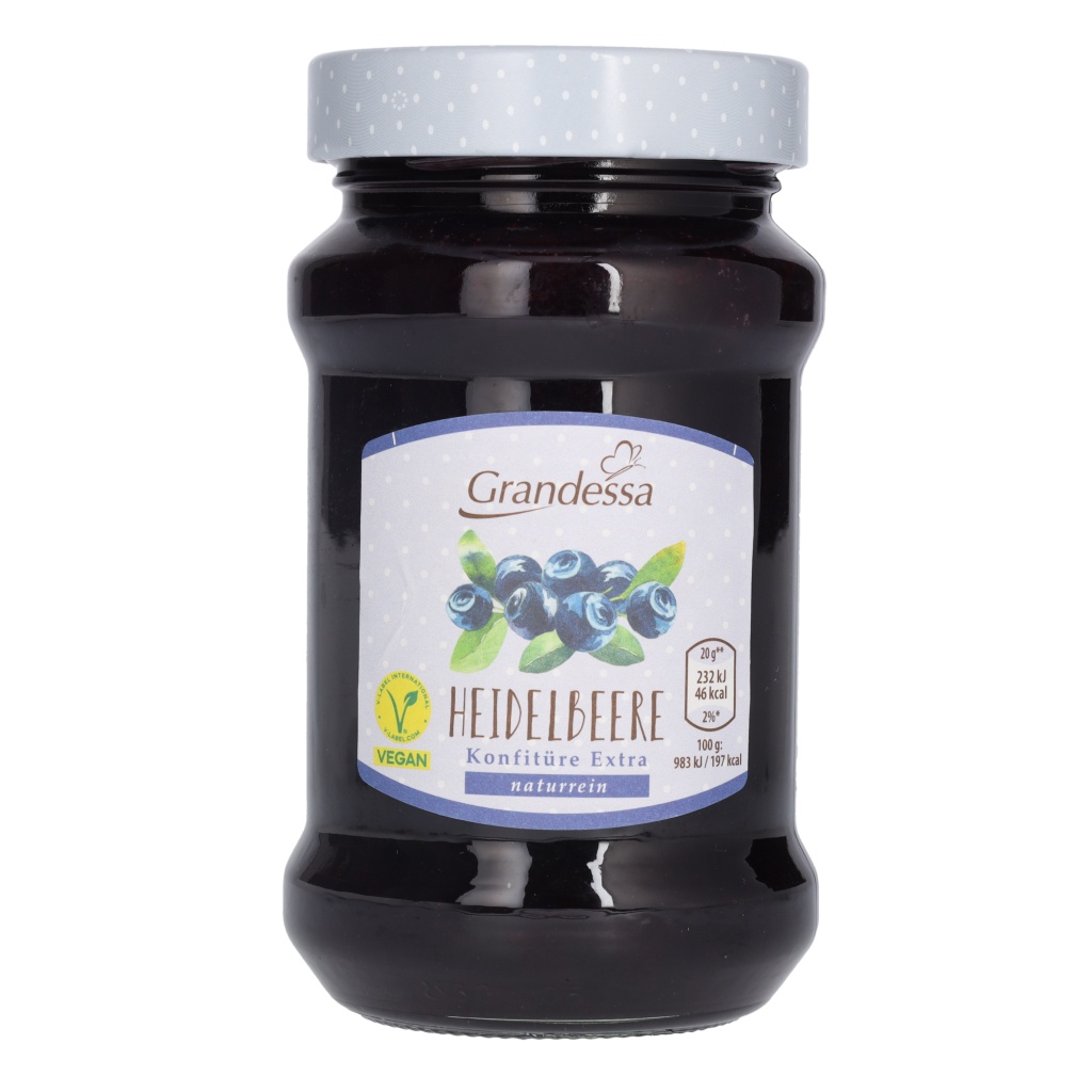 GRANDESSA Heidelbeerkonfitüre Extra