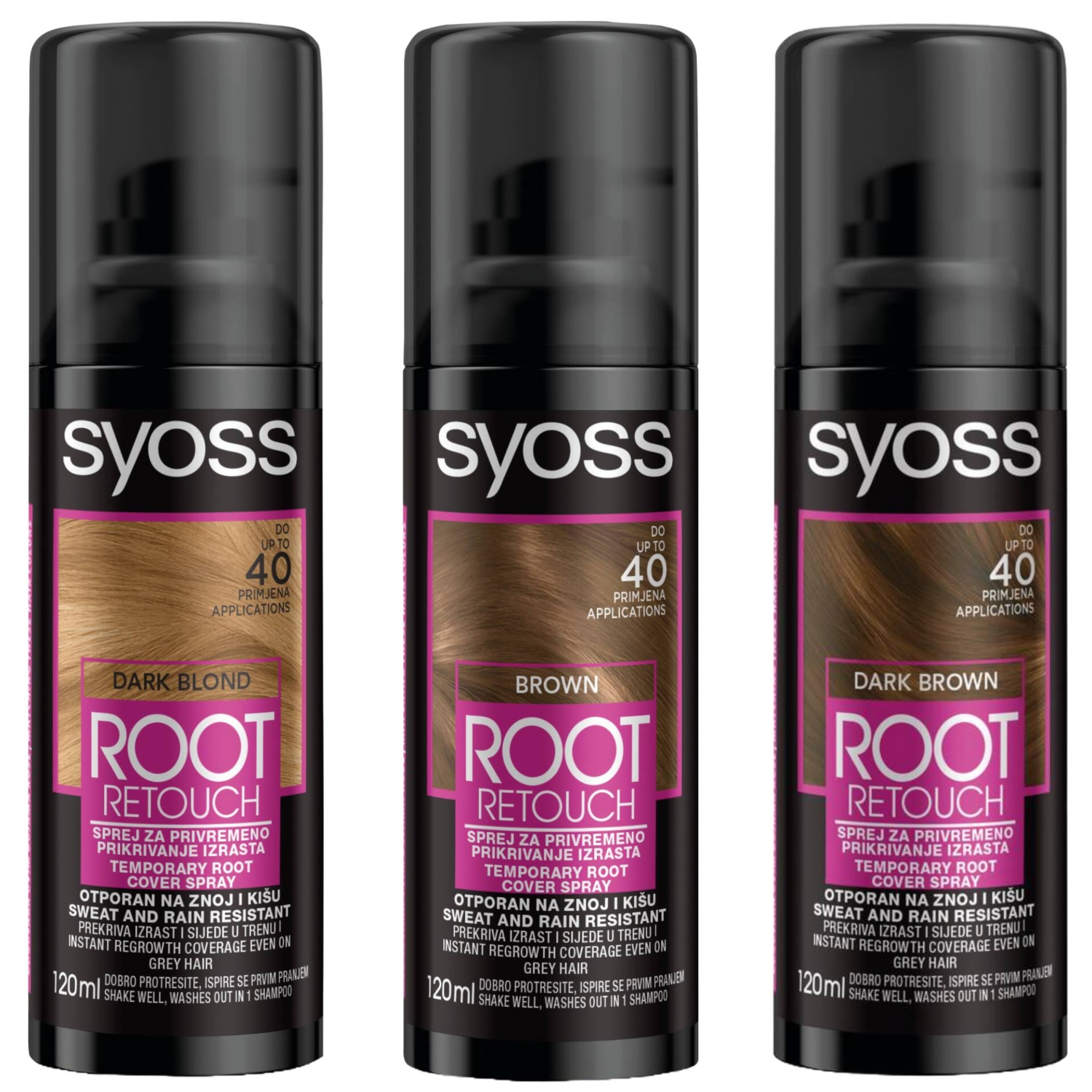 SYOSS Sprej za prekritje narastka HOFER