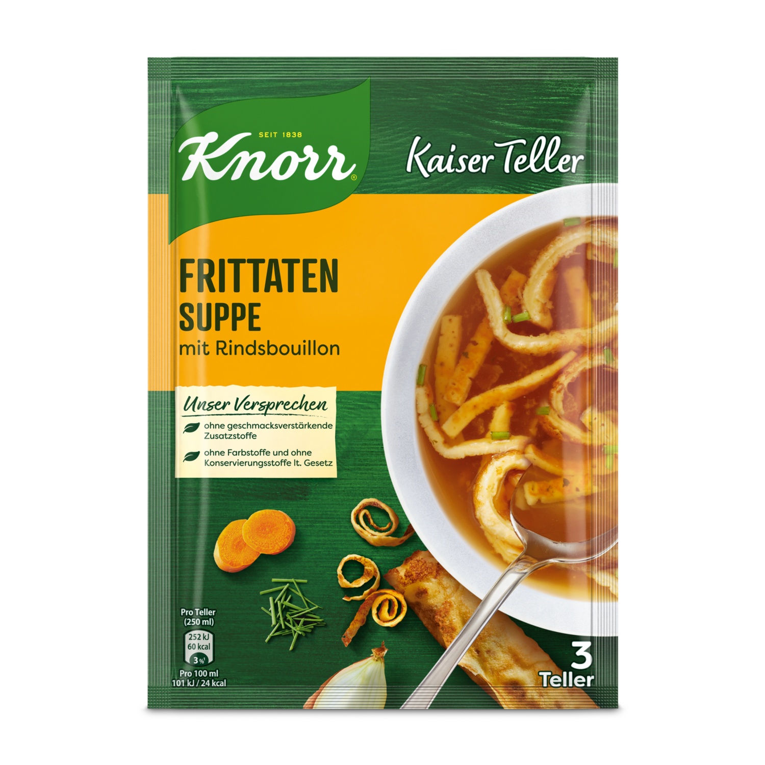KNORR, Kaiserteller Suppe, Frittaten