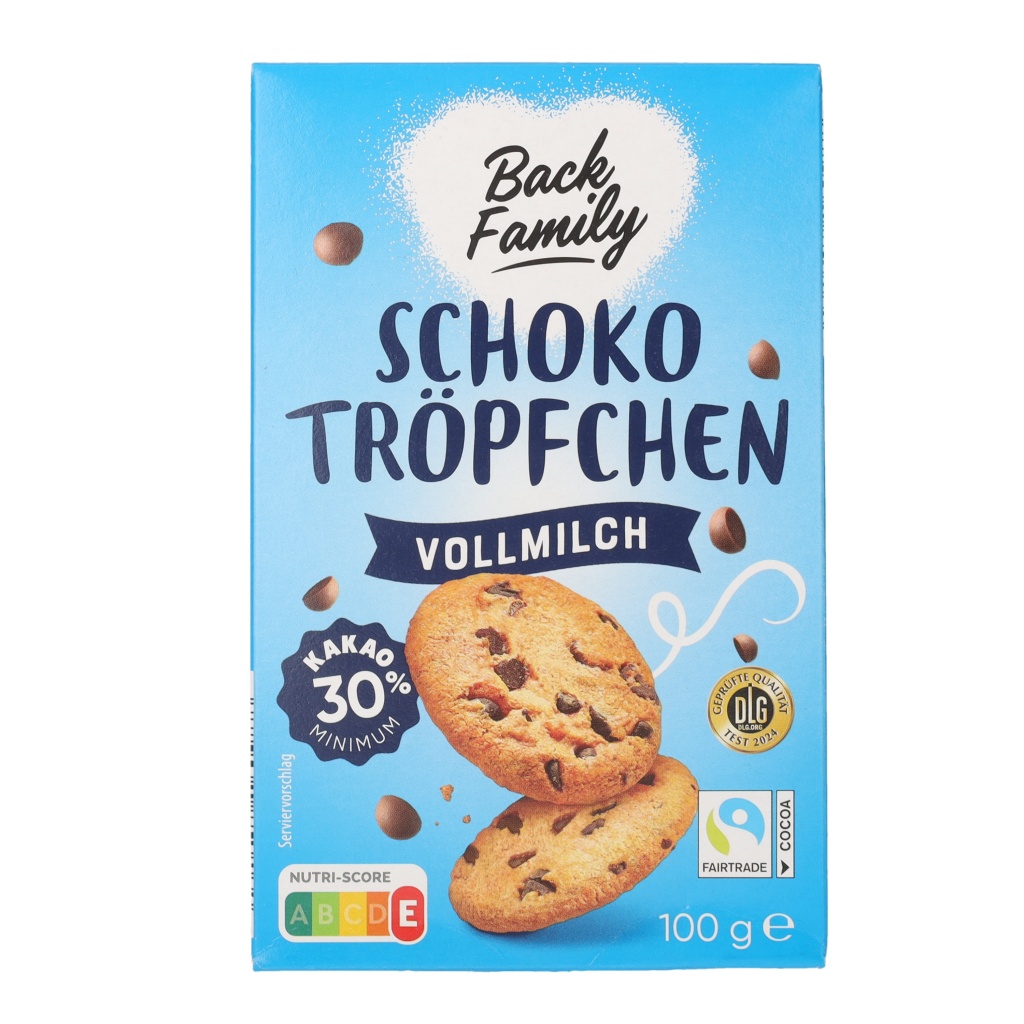 BACK FAMILY Schokotröpfchen, Vollmilch