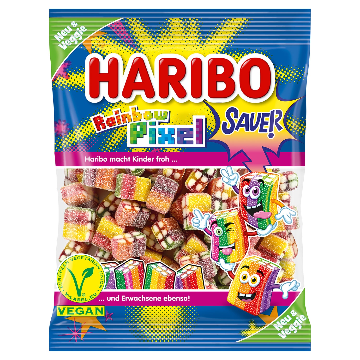 HARIBO Fruchtgummi 160 g, Rainbow Sauer