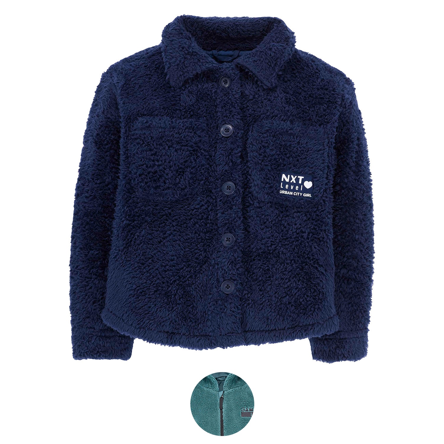 LILY & DAN Kinder-Outdoor-Teddy-Jacke
