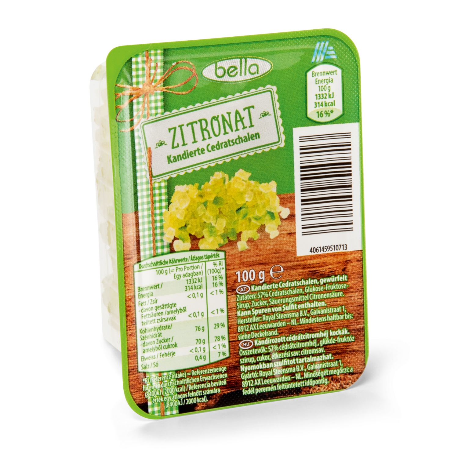 BELLA Kandierte Früchte, Zitronat