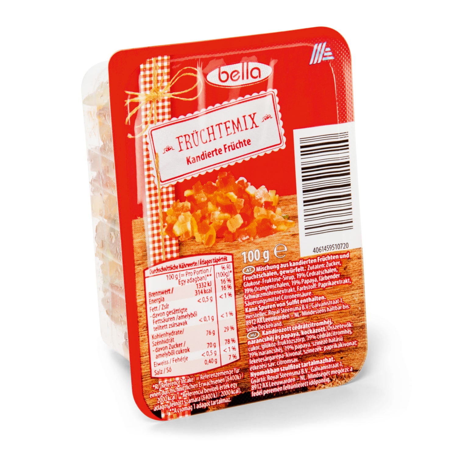 BELLA Kandierte Früchte, Backmix