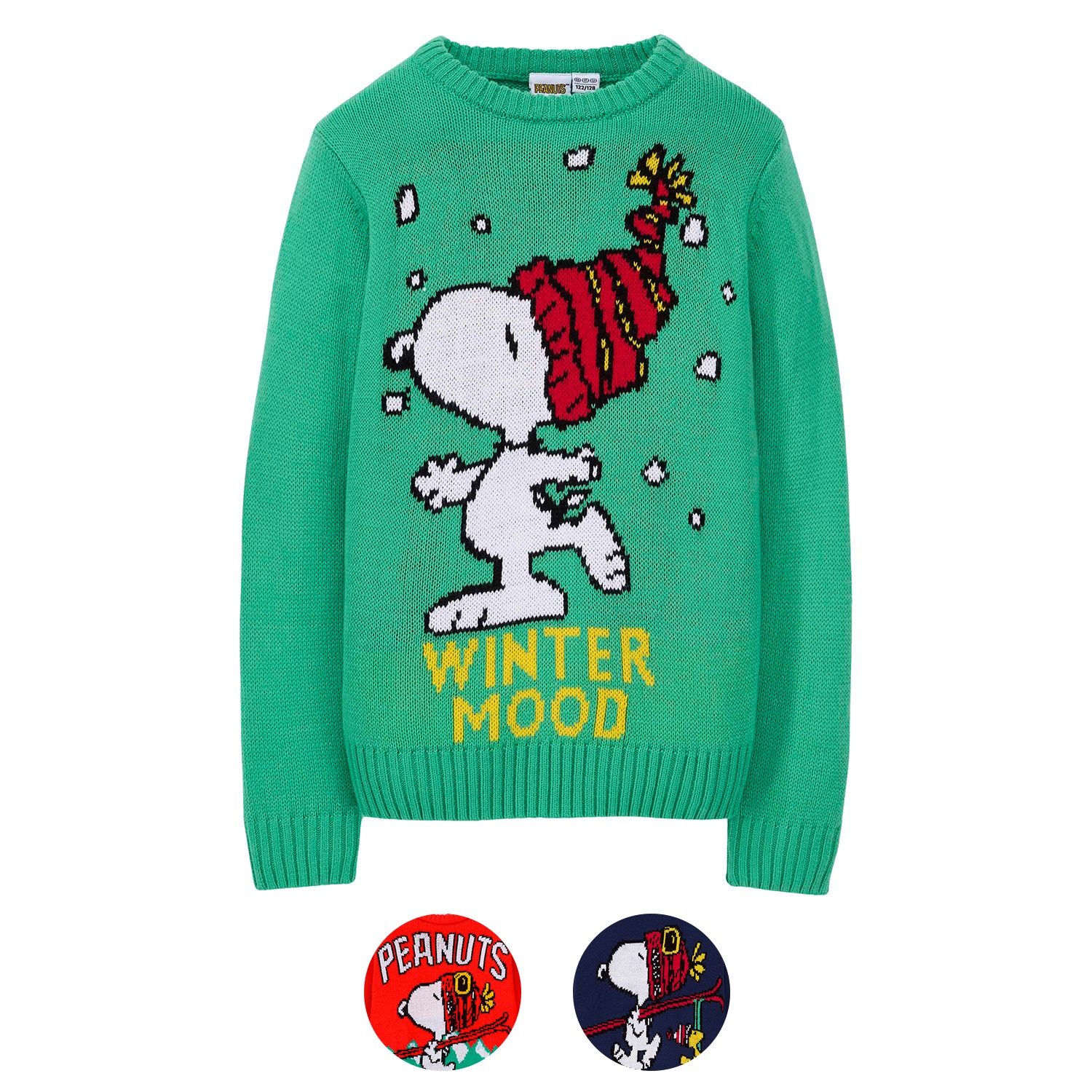 MANSTED Strickpullover SNOOPY DOTS