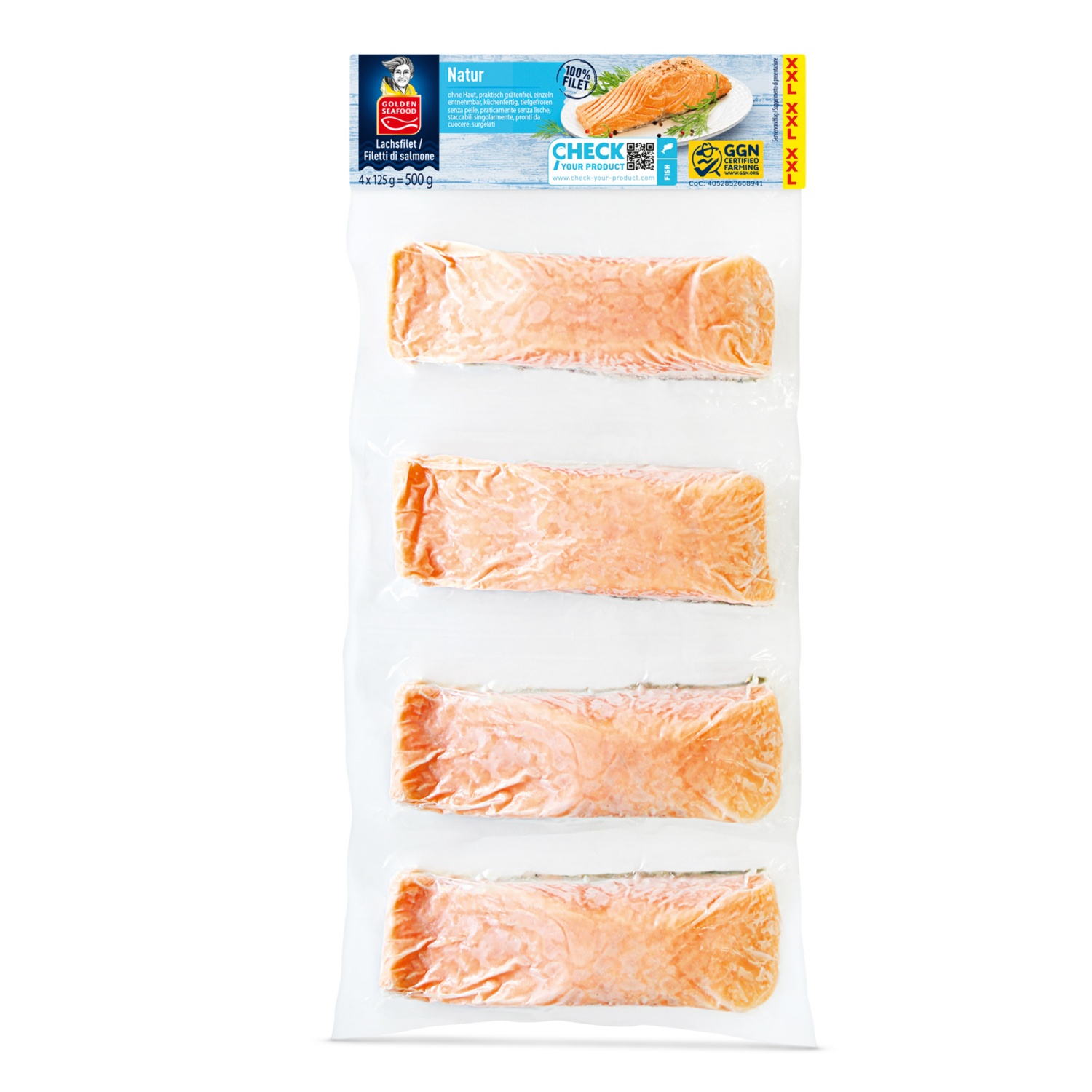 GOLDEN SEAFOOD XXL Lachsfiletportionen