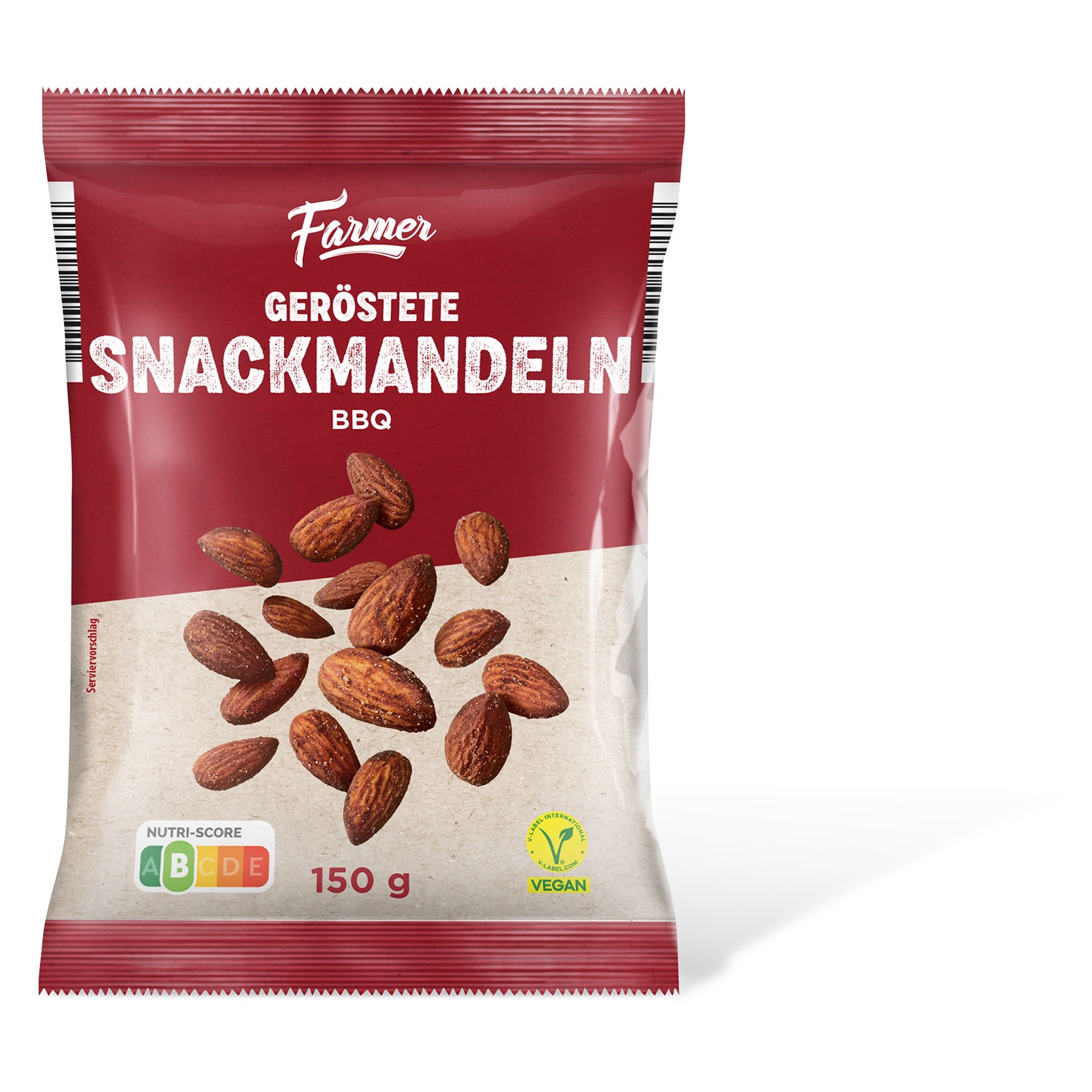 FARMER Snack-Mandeln 150 g, BBQ