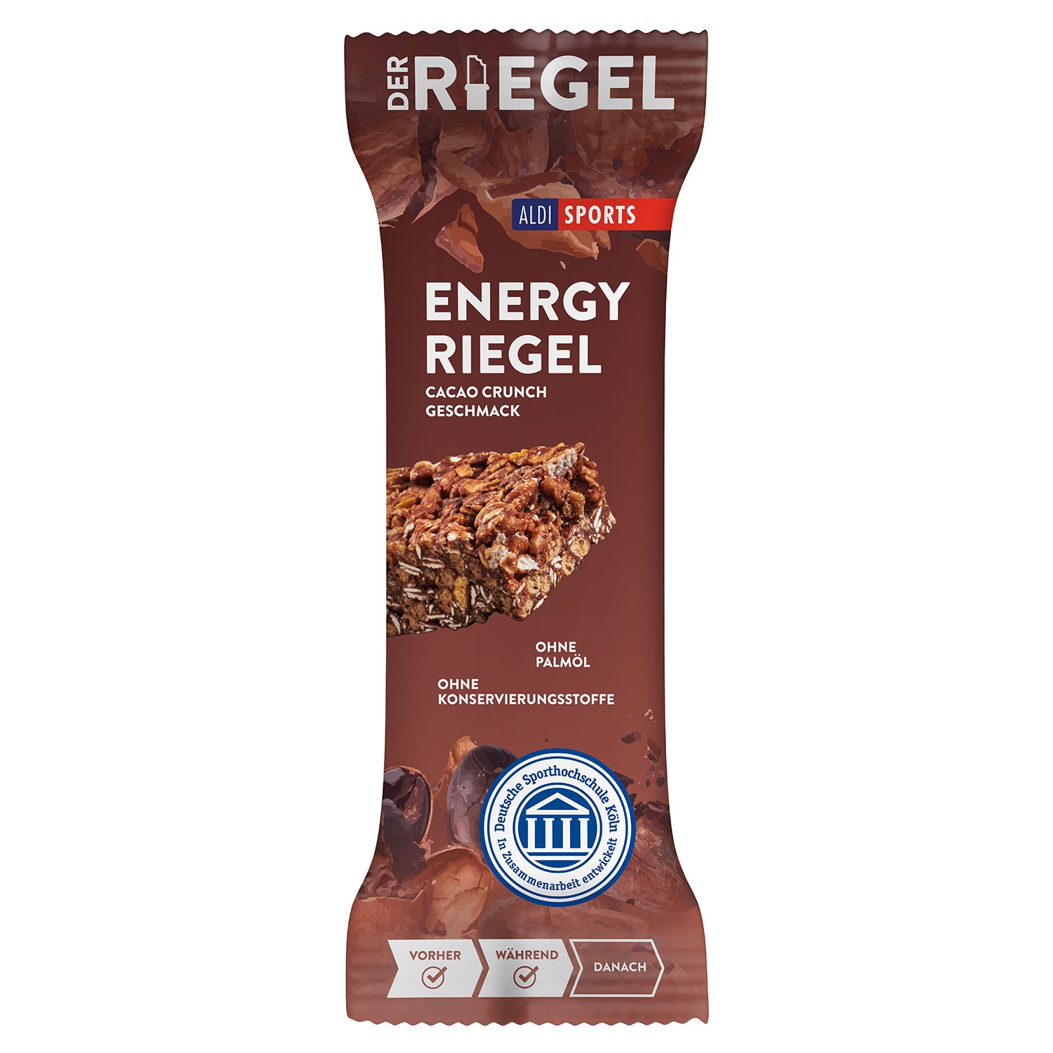 ALDI SPORTS Energy Riegel 40 g, Cacao Crunch