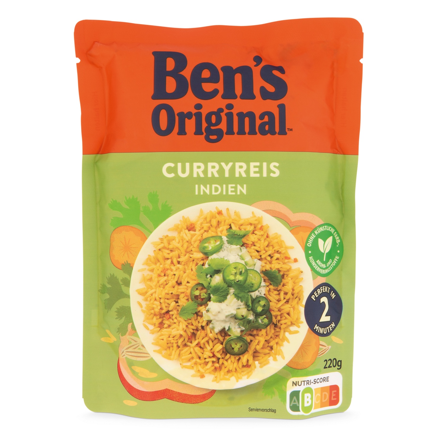 BEN'S ORIGINAL Expressreis mit Sonnenweizen, Curryreis