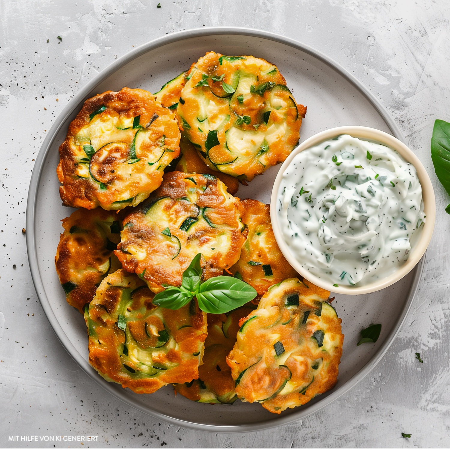 Zucchinipuffer mit Tsatsiki | ALDI Rezeptwelt