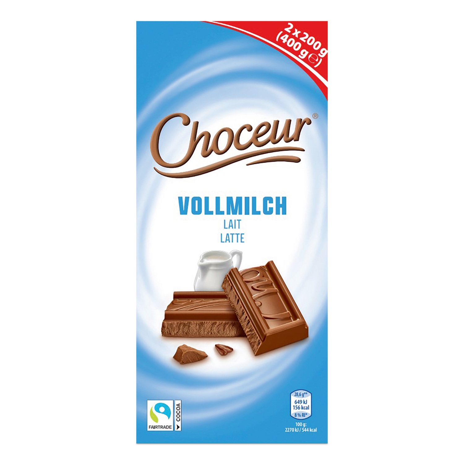CHOCEUR XXL Schokolade, Vollmilch