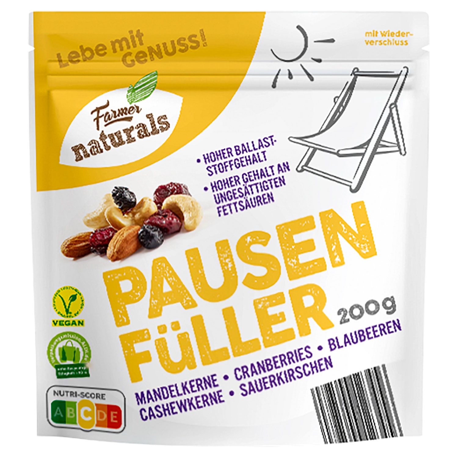 FARMER NATURALS GeNuss-Mix 200 g, Pausenfüller