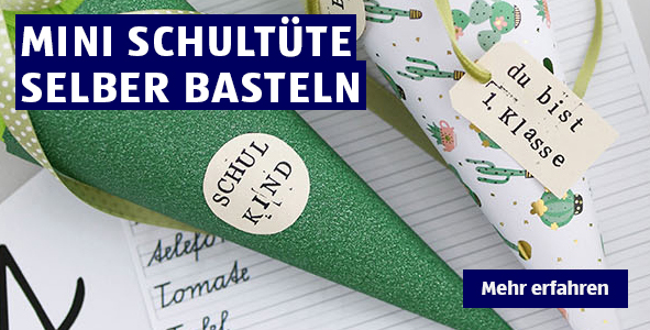 Mini Schultt selber basteln