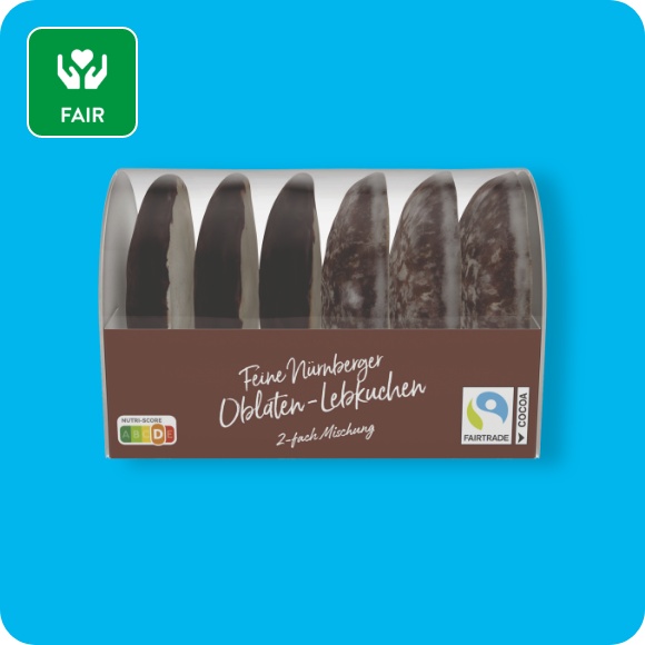 Feine Nürnberger Oblaten-Lebkuchen