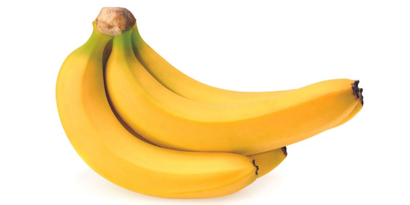 Banane na beli podlagi